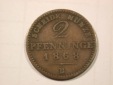 F19 Preussen  2 Pfennig 1868 B in ss   Originalbilder