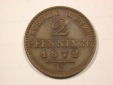 F19 Preussen  2 Pfennig 1872 C in f.ST R!!    Originalbilder