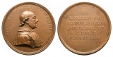 Linnartz VATIKAN Pius VI. Bronzemedaille 1782 Neuprägung HMA ...