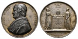 Linnartz VATIKAN Pius IX. Weißmetallmedaille 1846 (Allen&Moor...