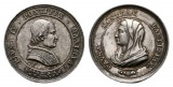 Linnartz VATIKAN Pius IX. kl. Silbermedaille o.J.(Cerbara) f.s...