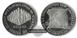 USA,  1 Dollar   1987 S    Constitution Bicentennial    FM-Fra...