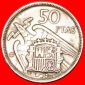 * GENERALISSIMUS FRANCO (1936-1975): SPANIEN ★ 50 PESETAS 19...