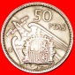 * GENERALISSIMUS FRANCO (1936-1975): SPANIEN ★ 50 PESETAS 19...