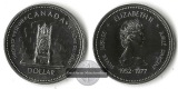 Kanada, 1 Dollar  1977  Silber Jubiläum    FM-Frankfurt    Fe...