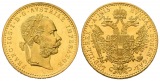 3,44 g Feingold. Franz Joseph I. (1848 - 1916)