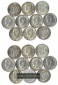 USA  10x Kennedy Half Dollar   1964  FM-Frankfurt Feinsilber: ...