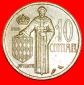 * FRANKREICH (1962-1995): MONACO ★ 10 CENTIMES 1962! OHNE VO...