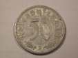 G10  3.Reich  50 Pfennig 1942 D in ss   Originalbilder