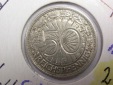 F05  Weimar  50 Pfennig  1929 F in ss/ss+ R   Originalbilder