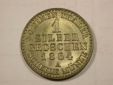 G11  Preussen  1 Silbergroschen 1864 A in ST   Originalbilder