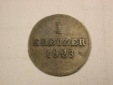 G11  Nassau  1 Kreuzer 1823 in f.ss  Originalbilder