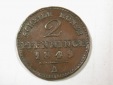 G11  Preussen  2 Pfennig 1849 A in ss, Randfehler Originalbilder