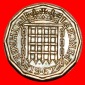 * FALLGATTER (1954-1970): GROSSBRITANNIEN ★ 3 PENCE 1962!  O...