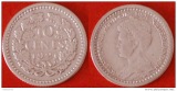 **UNGEWÖHNLICH** NIEDERLANDE ★ 10 CENT 1921 SILBER! WILHELM...