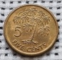 10426(1) 5 Cents (Seychellen / Maniok) 2003 in unc- .............