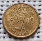 10426(1) 5 Cents (Seychellen / Maniok) 2003 in unc- .............
