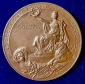 Hamburg, Bronze- Medaille 1895 zur Schlacht von Loigny 1870 vo...