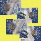 Offiz. Coincard 2 x 2 Euro-Sondermünze Belgien *Währungsinst...