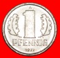 * HAMMER UND ZIRKEL (1960-1990): DEUTSCHLAND DDR ★ 1 PFENNIG...