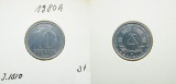 DDR 10 Pfennig 1980 A