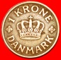 * MONOGRAMM (1924-1941) ★ DÄNEMARK★ 1 KRONE 1925! CHRISTI...