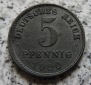 Deutsches Reich 5 Pfennig 1920 J, funz/unz (2)