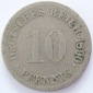 Deutsches Reich 10 Pfennig 1890 F K-N s