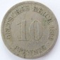 Deutsches Reich 10 Pfennig 1892 D K-N s