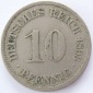 Deutsches Reich 10 Pfennig 1893 A K-N s-ss