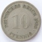 Deutsches Reich 10 Pfennig 1893 F K-N s