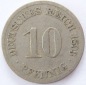 Deutsches Reich 10 Pfennig 1893 J K-N s