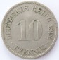 Deutsches Reich 10 Pfennig 1896 A K-N s+