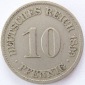 Deutsches Reich 10 Pfennig 1899 A K-N ss