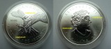 Canada 5 $ 2014 Birds of Prey - Falcon Silber BU