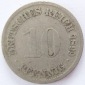 Deutsches Reich 10 Pfennig 1899 D K-N s