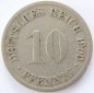 Deutsches Reich 10 Pfennig 1900 D K-N s