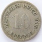 Deutsches Reich 10 Pfennig 1900 F K-N s+