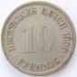 Deutsches Reich 10 Pfennig 1900 F K-N ss+