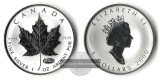 Kanada  5 Dollar  2000  Maple Leaf  Privy Mark  FM-Frankfurt  ...