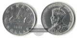 Kanada  1 Dollar 1935  FM-Frankfurt  Feinsilbert: 18,66g