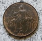Frankreich 10 Centimes 1900, Rest stempelglanz