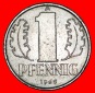 * HAMMER UND ZIRKEL (1960-1990): DEUTSCHLAND DDR ★ 1 PFENNIG...