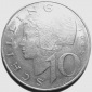 Österreich, 10 Schilling 1985, CuNi