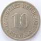 Deutsches Reich 10 Pfennig 1901 A K-N s-ss