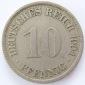 Deutsches Reich 10 Pfennig 1901 A K-N s