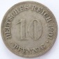 Deutsches Reich 10 Pfennig 1901 D K-N s-ss