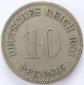 Deutsches Reich 10 Pfennig 1901 F K-N s-ss
