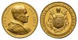 Linnartz VATIKAN Pius X. vergoldete Bronzemedaille 1903(Johnso...