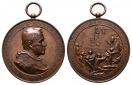 Linnartz VATIKAN Pius X. Bronzemedaille 1904(Johnson) R!fstgl ...